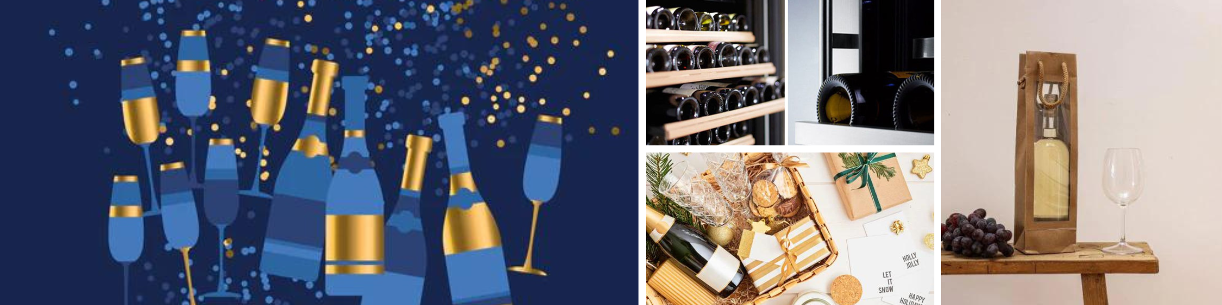 Festive holiday season wine cocktails feature image