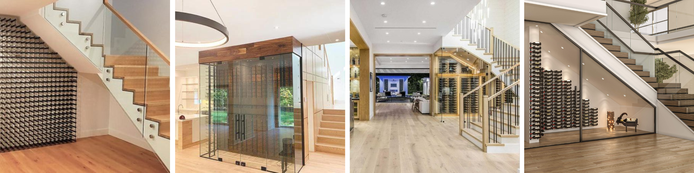 Under stairs wine storage