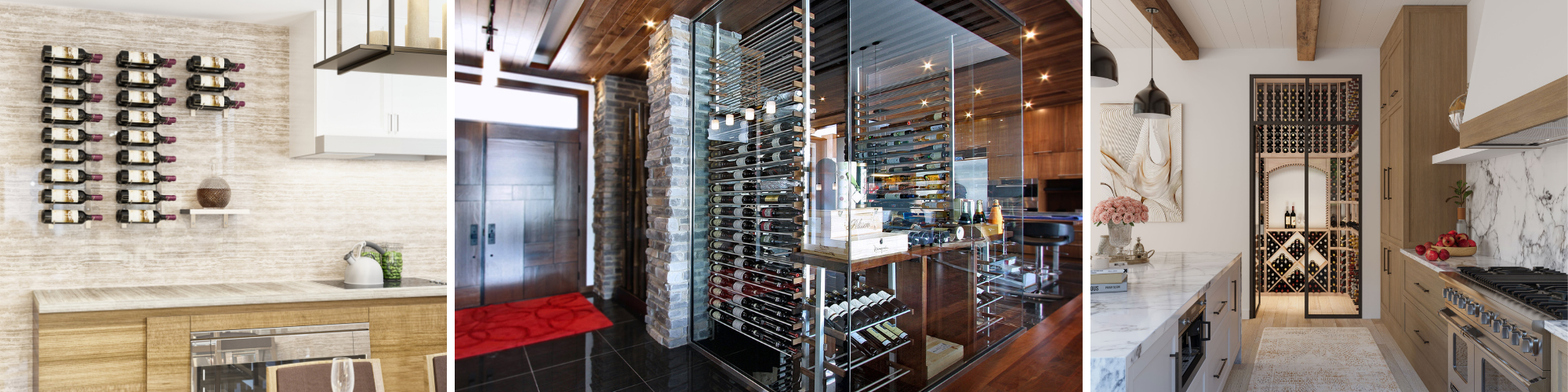 DIY Kitchen Wine Storage & Displays