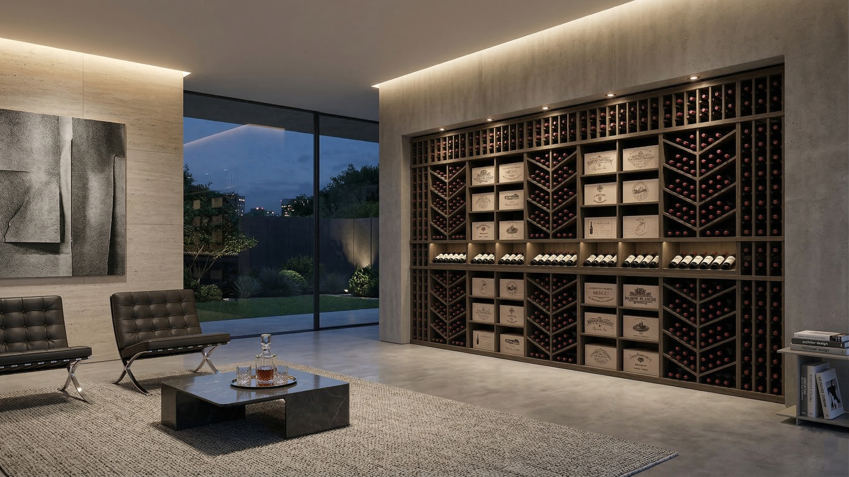 granreserva1973ワインとアンティークワインケース GrandCellar Full-Depth Custom Wine Racks – Wine Racks America