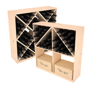 InstaCellar Wood Wine Cubes & Bins