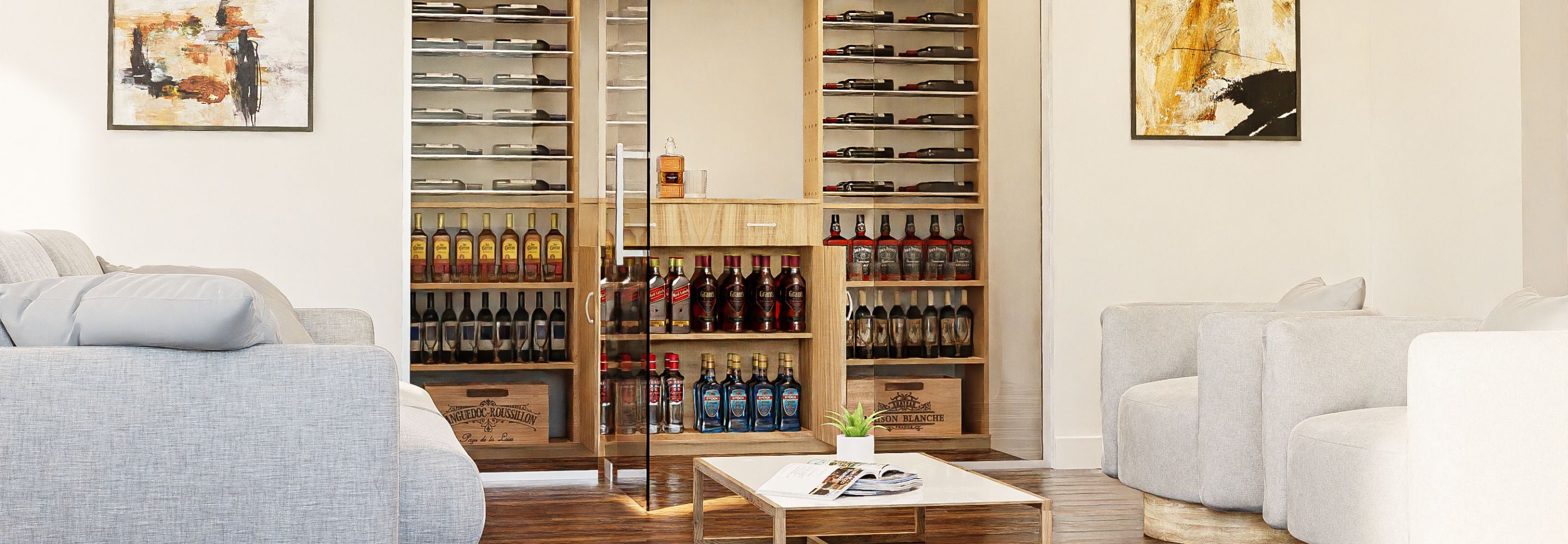 Home Liquor Shelving