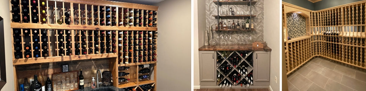 Mudroom Wine Racks, Cellars, Storage and Displays
