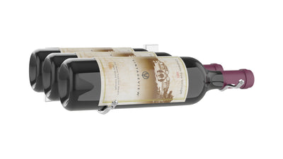 W Series Wine Rack Bottle Height (wall mounted metal wine storage)