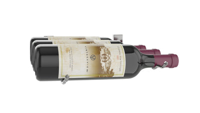 W Series Wine Rack Bottle Height (wall mounted metal wine storage)