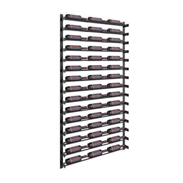 Evolution Wine Wall Presentation Row (wall mounted metal wine rack) -  VintageView