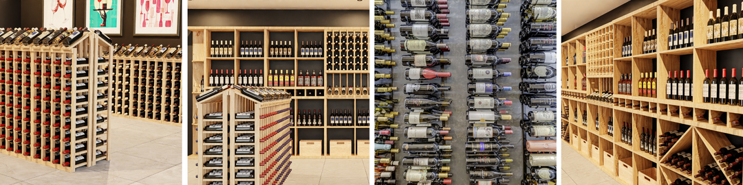 Wood Wine Racks for Retail Stores