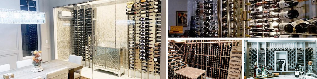 Custom wine cellar design