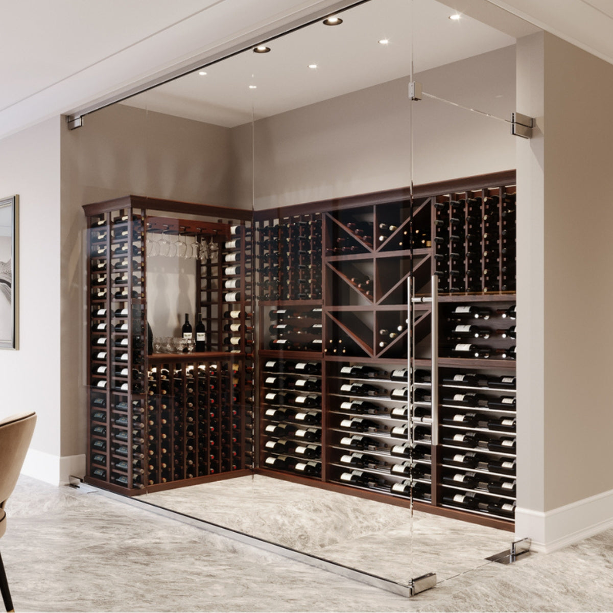 Wooden Wine Display Racks at Wine Racks America