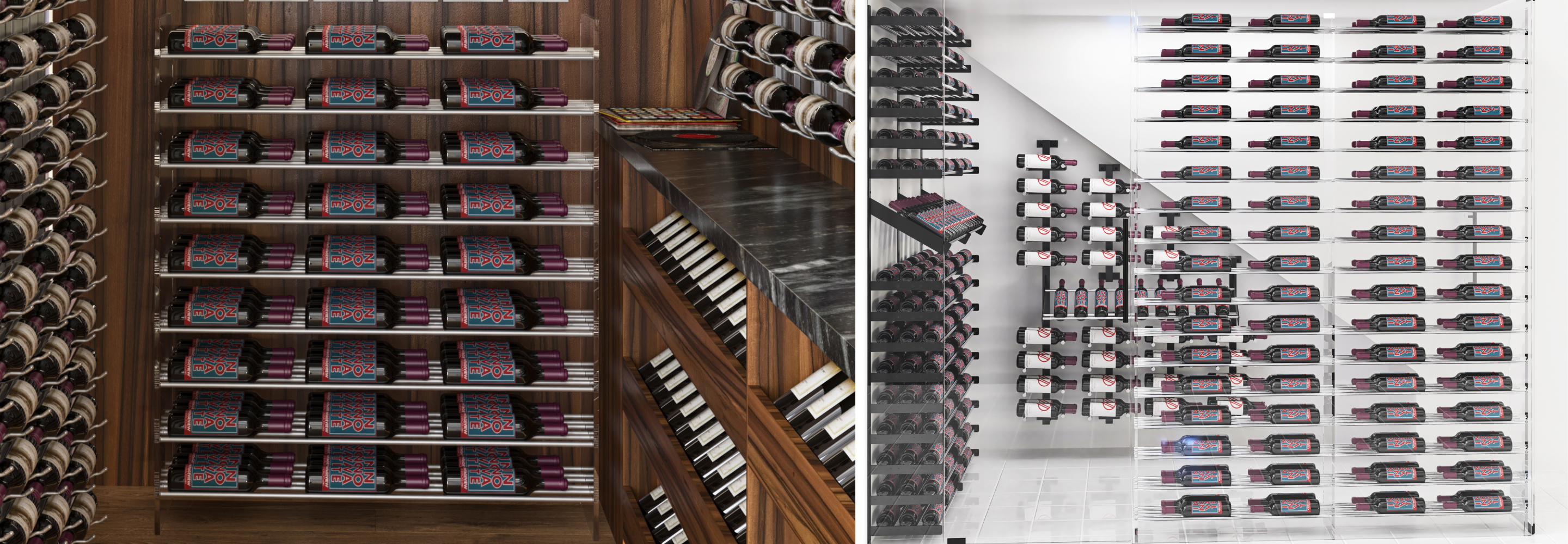 Freestanding Metal Wine Racks | Wine Racks America