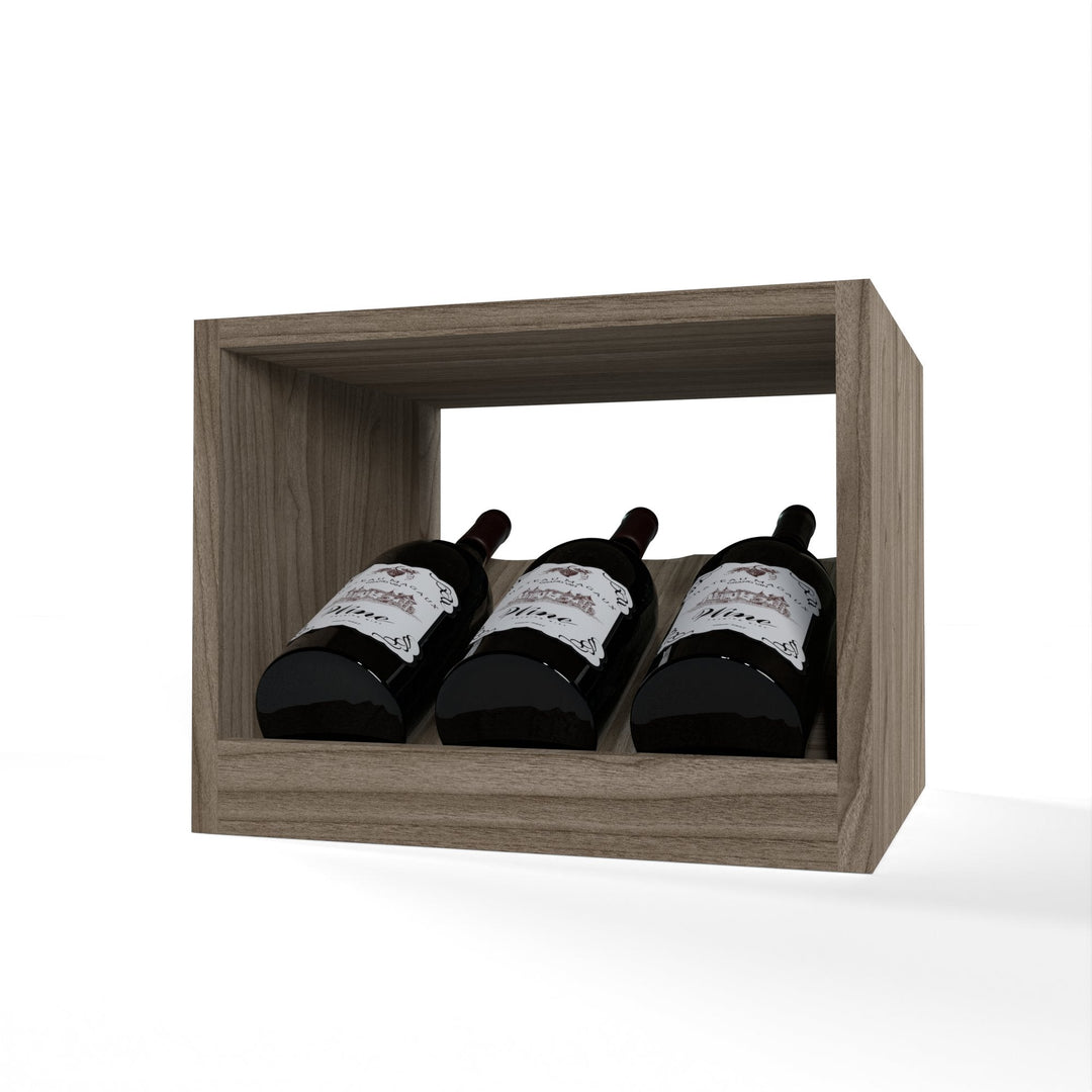 Elevated Display Row Wine Racks