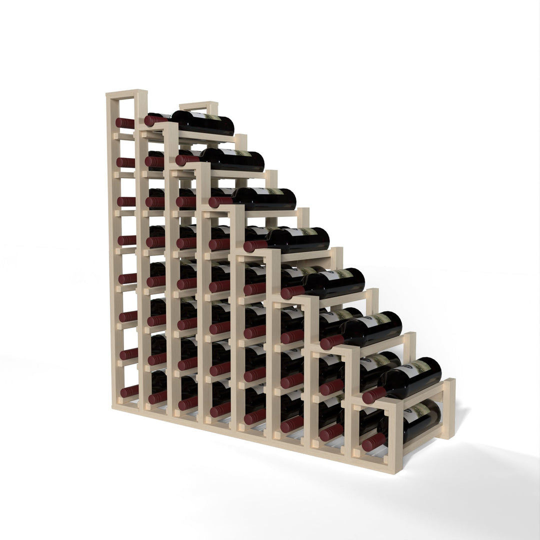 Metal and Wood Waterfall Wine Displays
