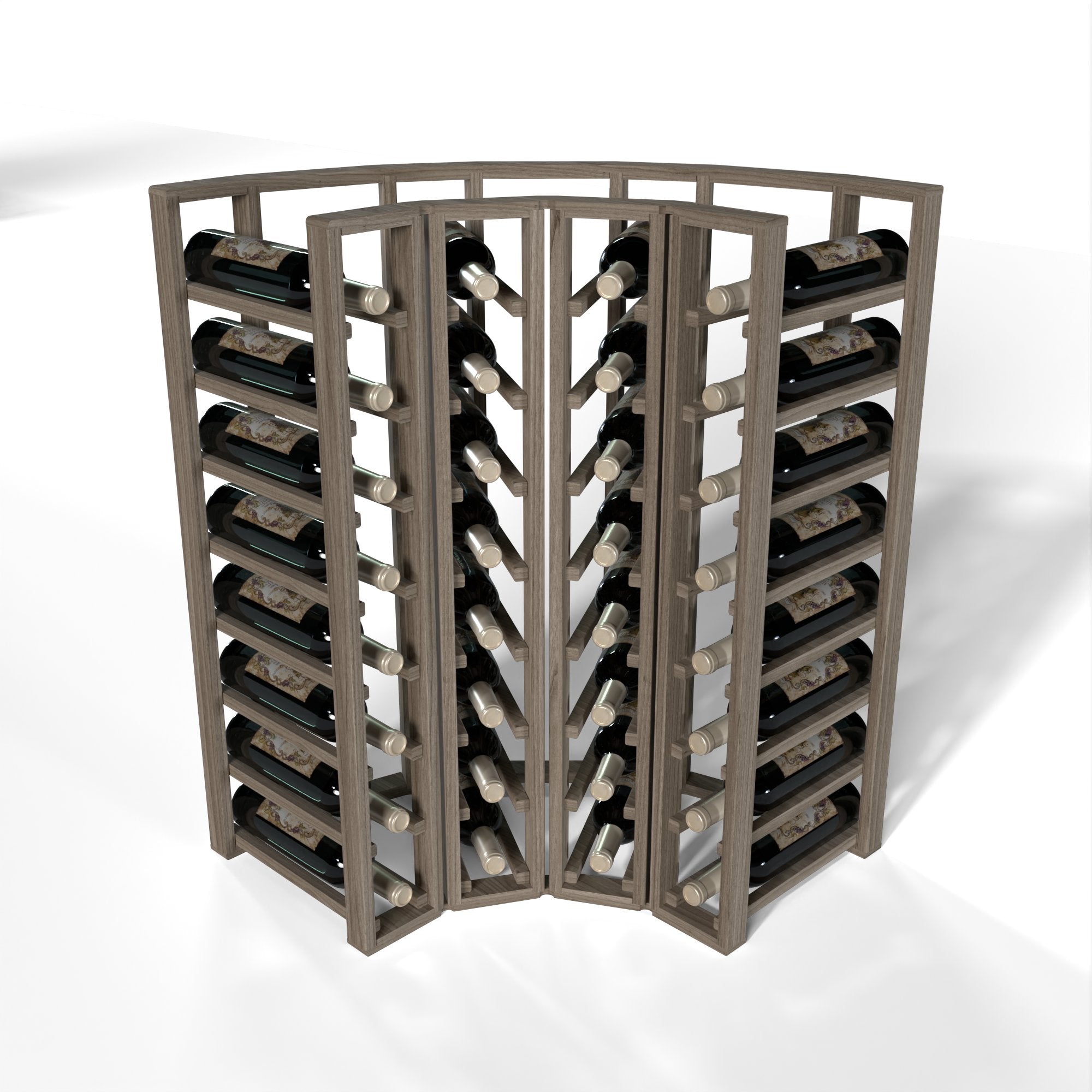 Curved Corner Full-Depth Wine Racks – Wine Racks America