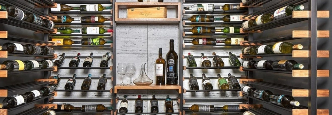 Metal and Wood Wine Tasting Table