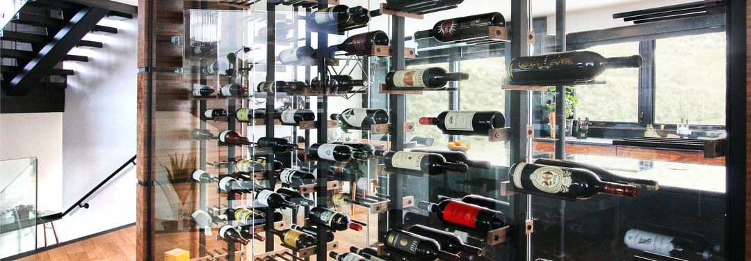 The Floating Bottle Wine Display