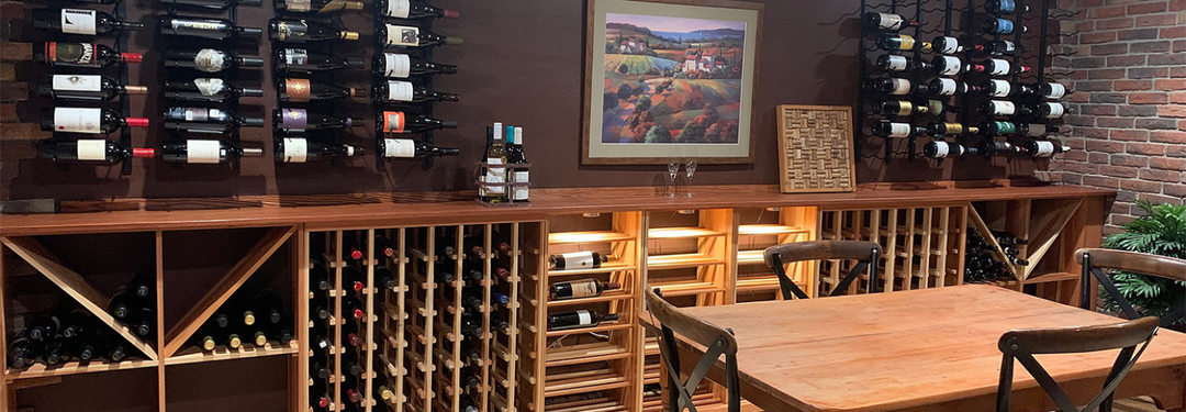 Wood & Metal Wine Storage Bundles