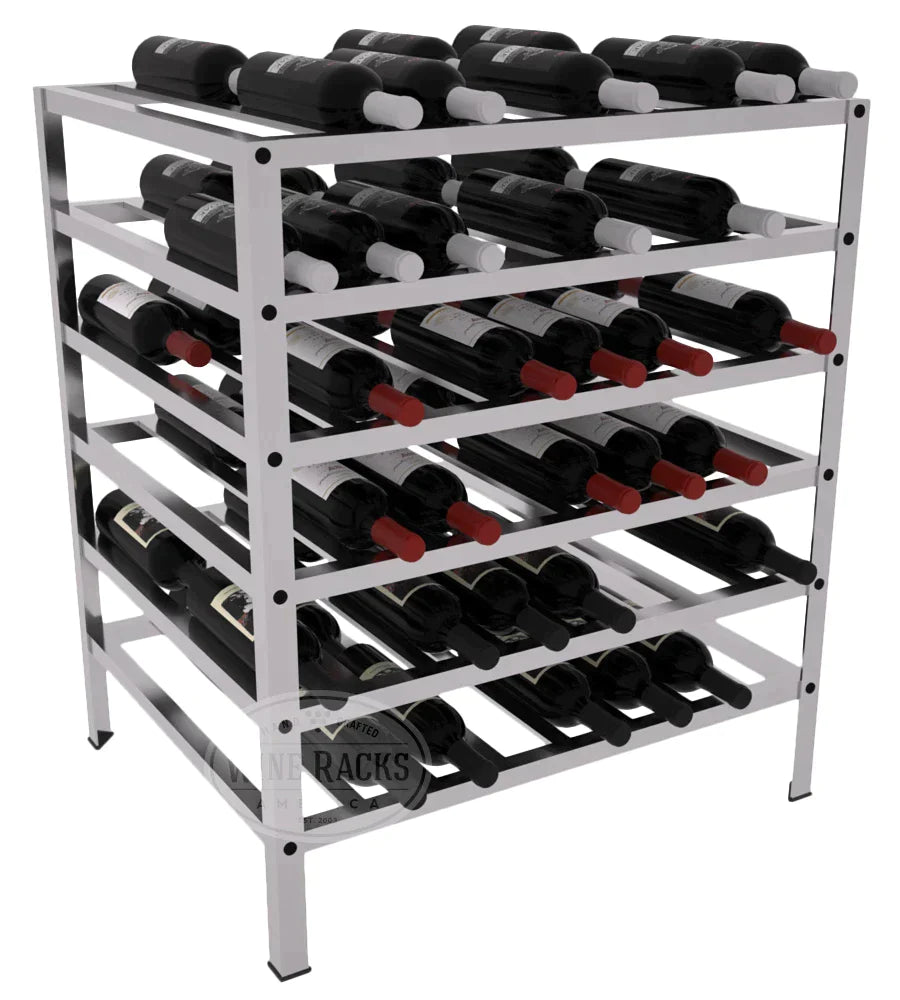 Double Deep Aluminum Wine Racks by HD Metal - Wine Racks America