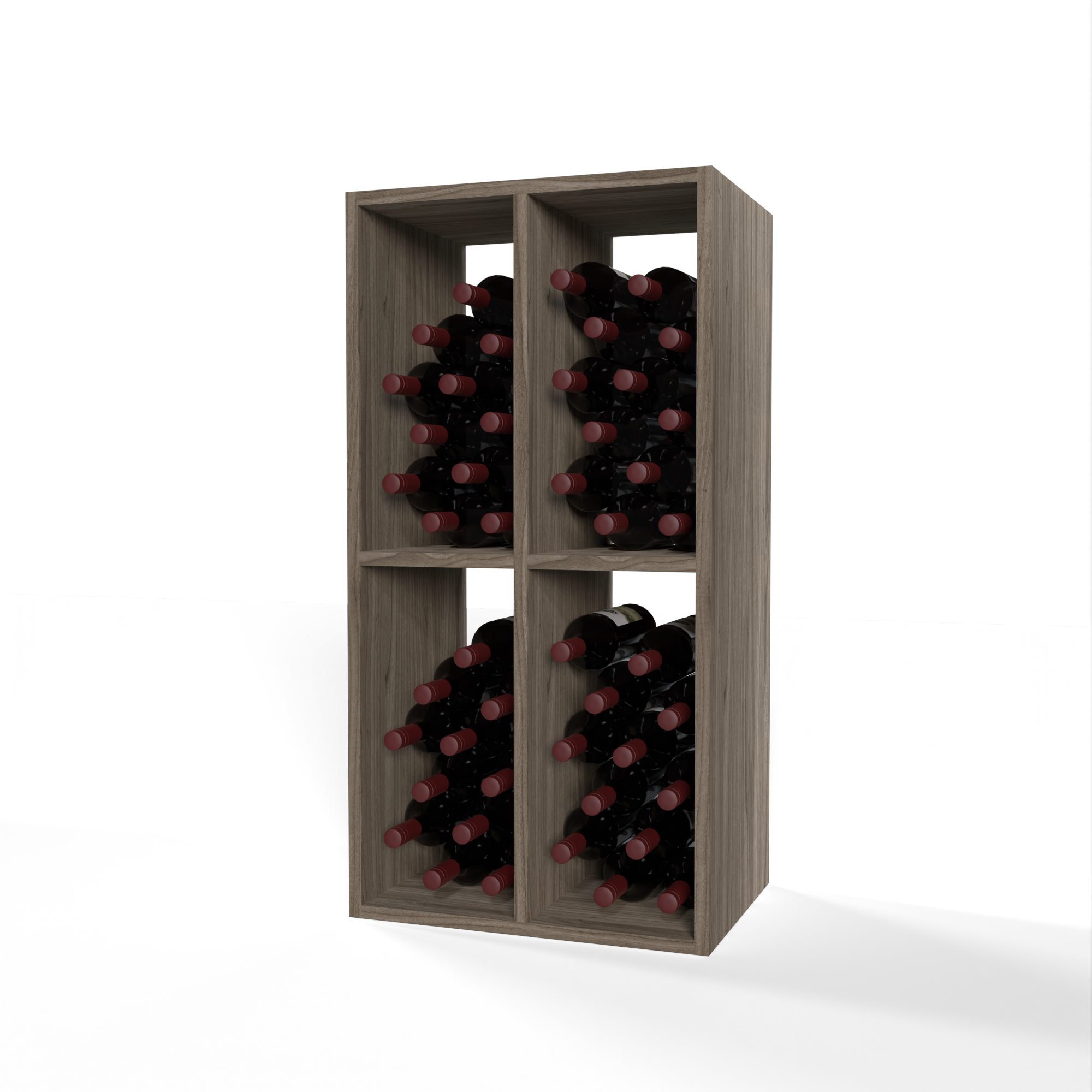 GrandCellar™ - 4 Column Full-Depth Wine Case Bin - 36