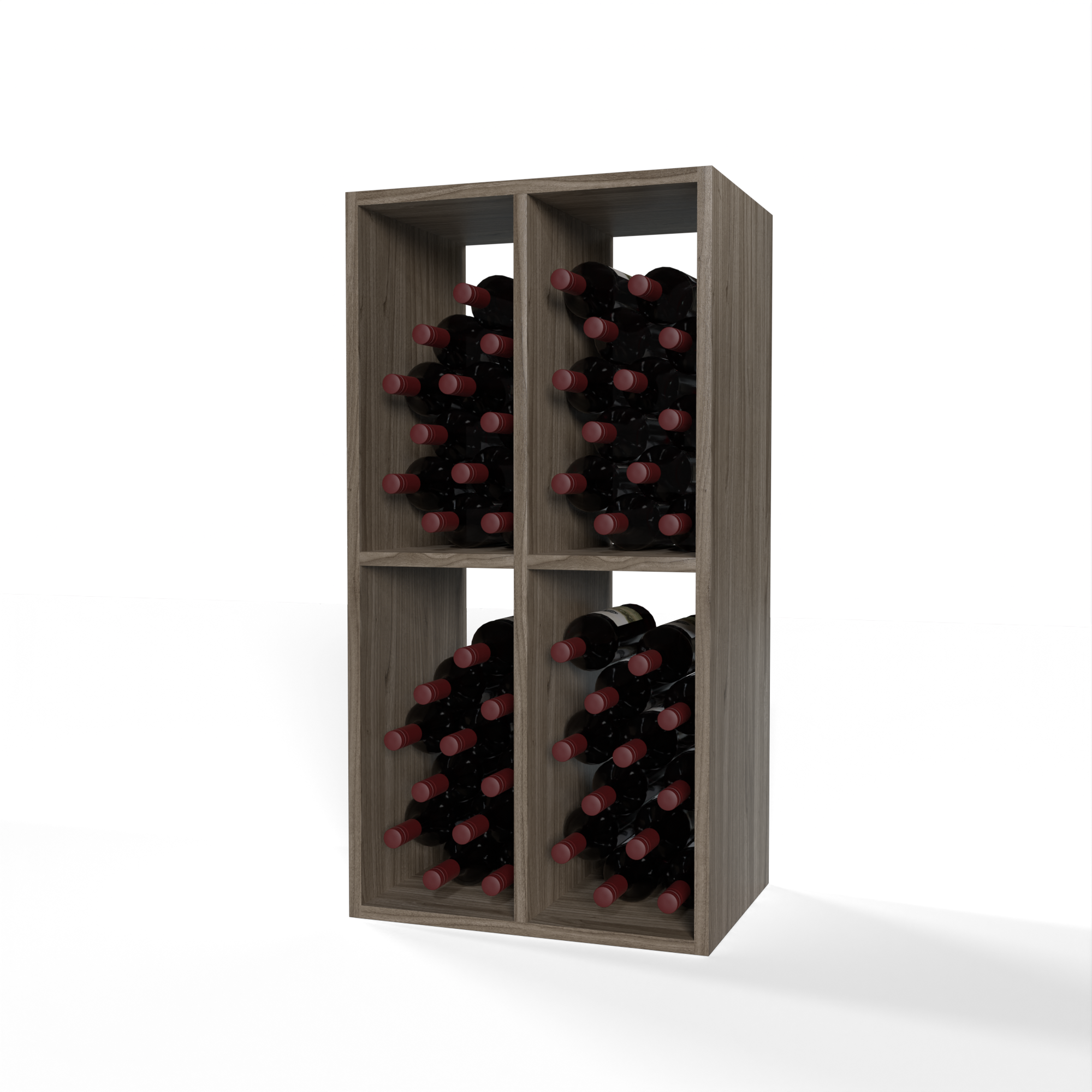 GrandCellar™ - 4 Column Full-Depth Wine Case Bin - 36