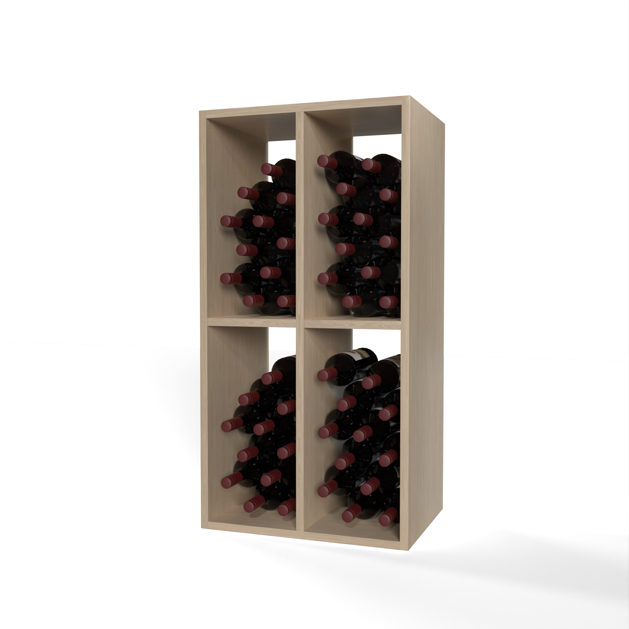 GrandCellar™ - 4 Column Full-Depth Wine Case Bin - 36