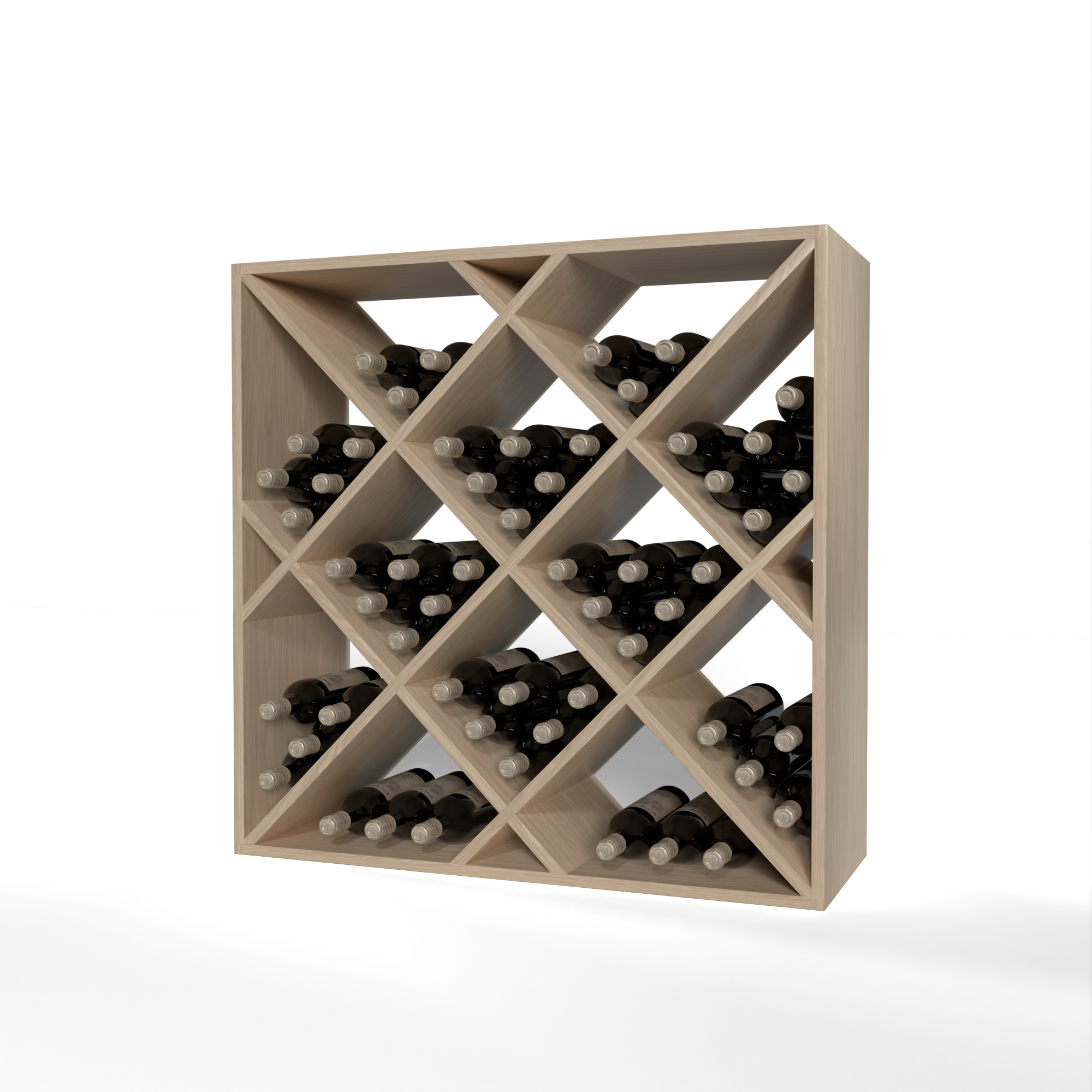 GrandCellar™ - 8 Column Full-Depth Diamond Cube - 36