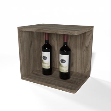 GrandCellar™ - Full-Depth Quarter Round Wine Shelf Display - 12