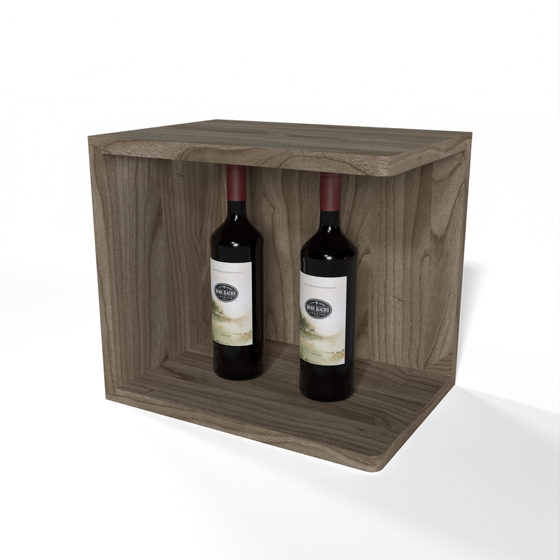 GrandCellar™ - Full-Depth Quarter Round Wine Shelf Display - 12"