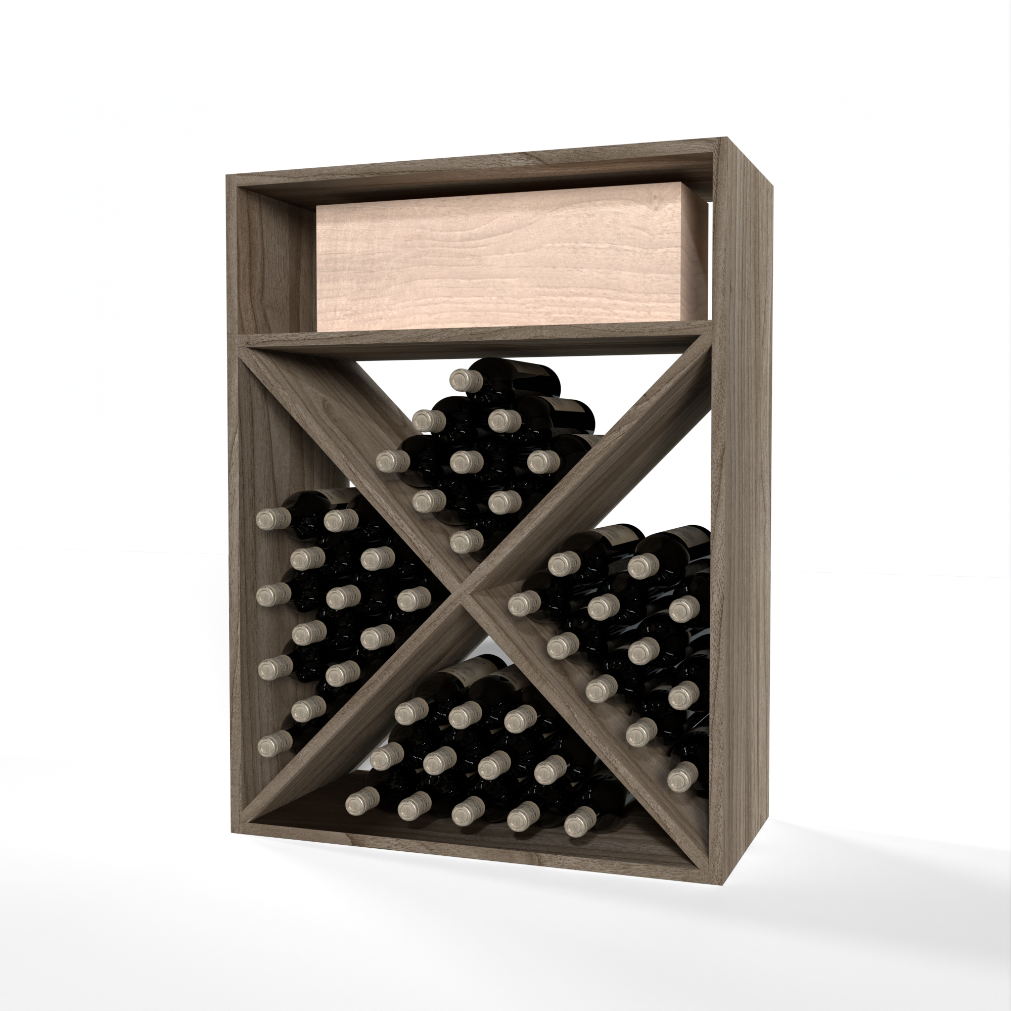 GrandCellar™ - 6 Column Full-Depth X Bin - 36