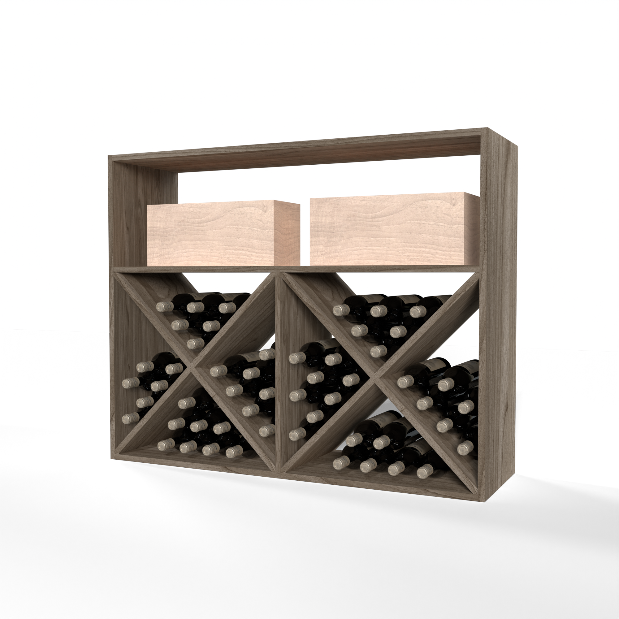 GrandCellar™ - 10 Column Full-Depth X Bin - 36