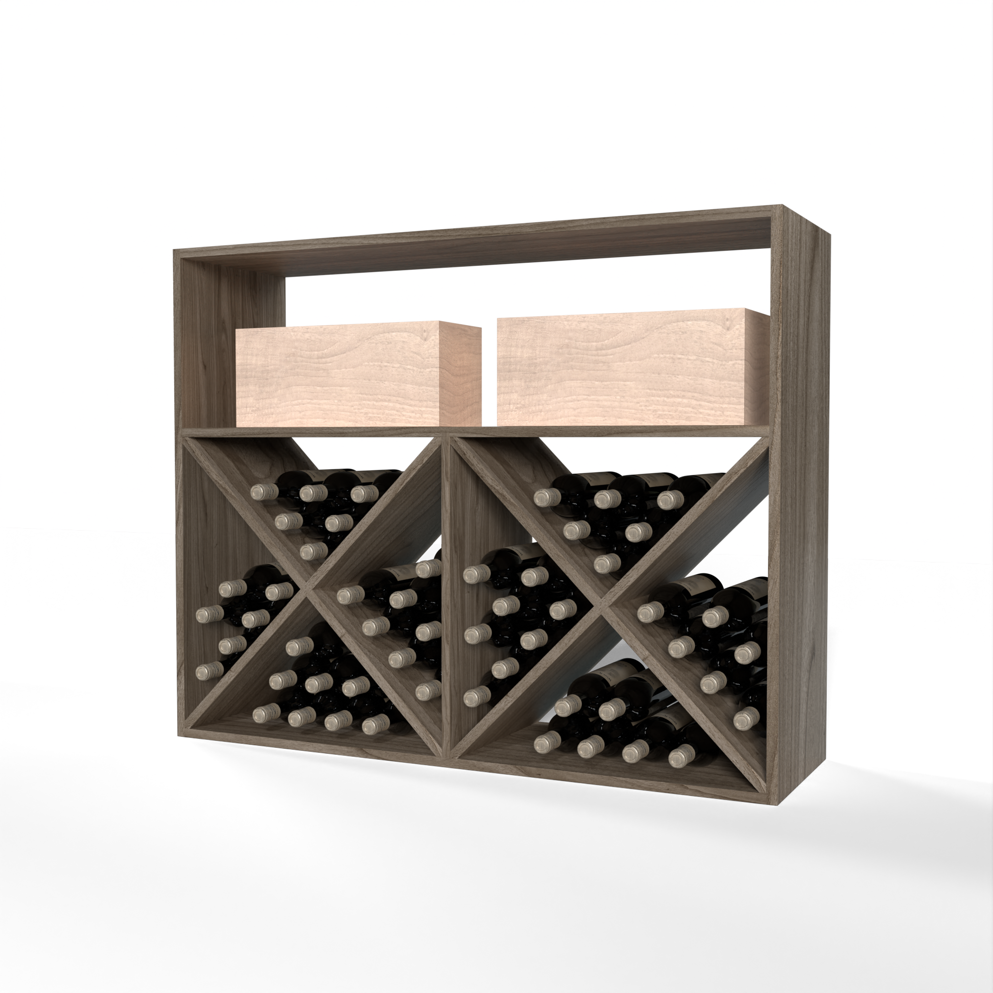 GrandCellar™ - 10 Column Full-Depth X Bin - 36