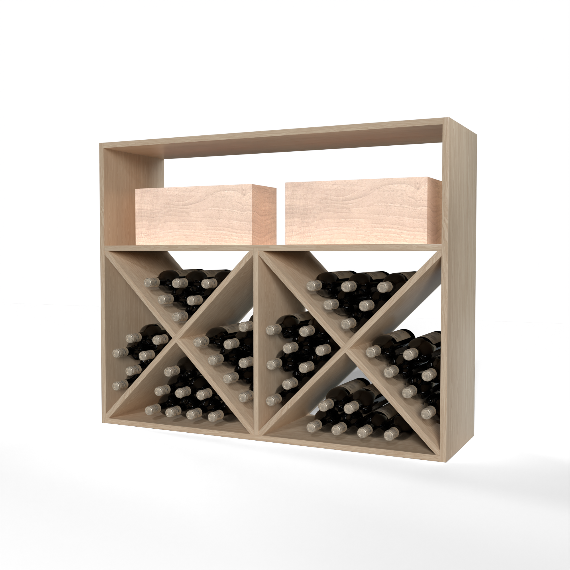 GrandCellar™ - 10 Column Full-Depth X Bin - 36