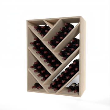 GrandCellar™ - 6 Column Full-Depth Herringbone Wine Bin - 36