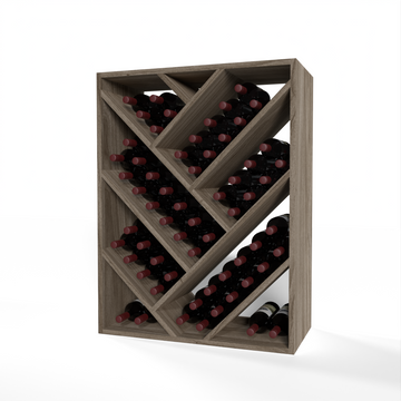 GrandCellar™ - 6 Column Full-Depth Herringbone Wine Bin - 36