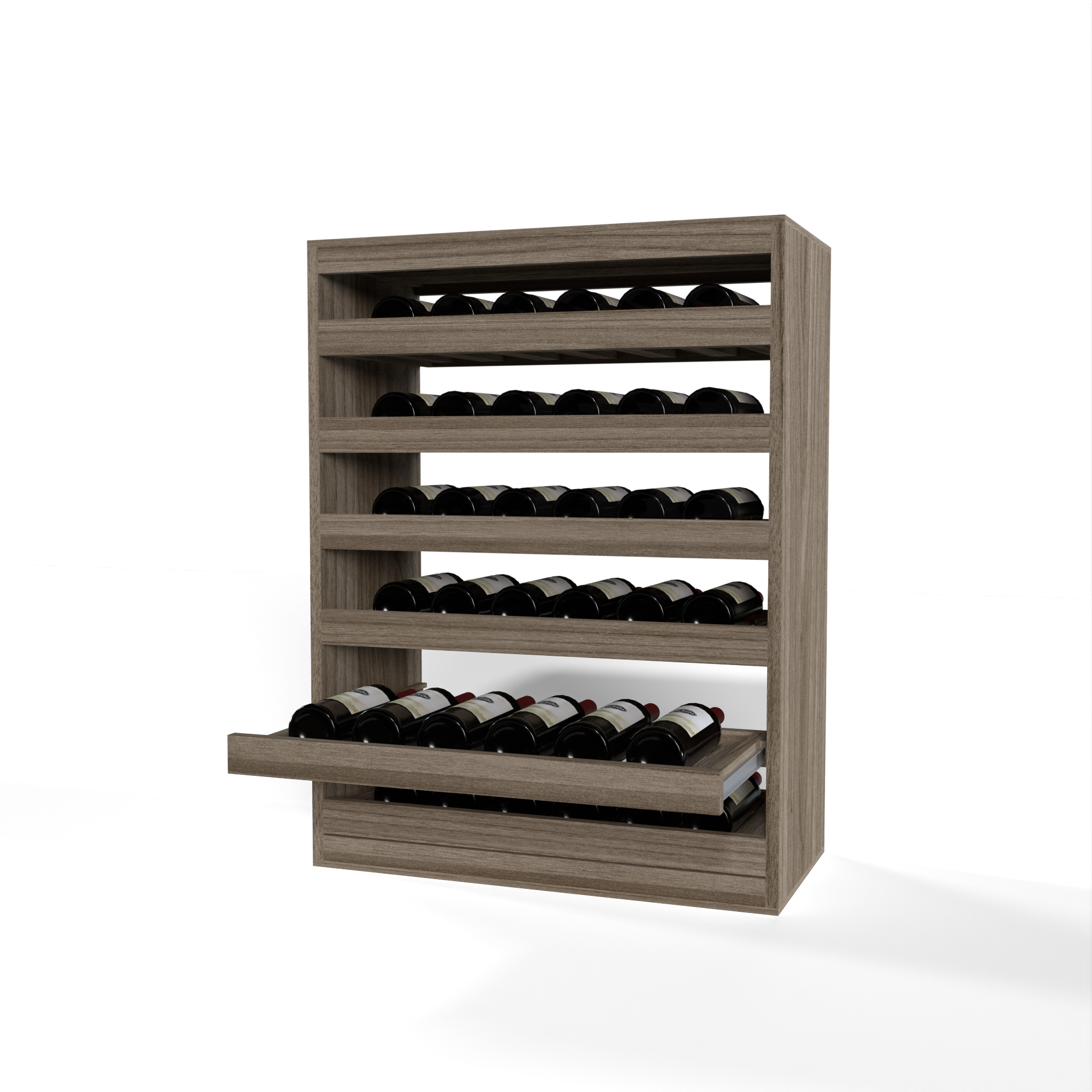 GrandCellar™ - 6 Column Full-Depth Soft-Close Wine Tray - 36