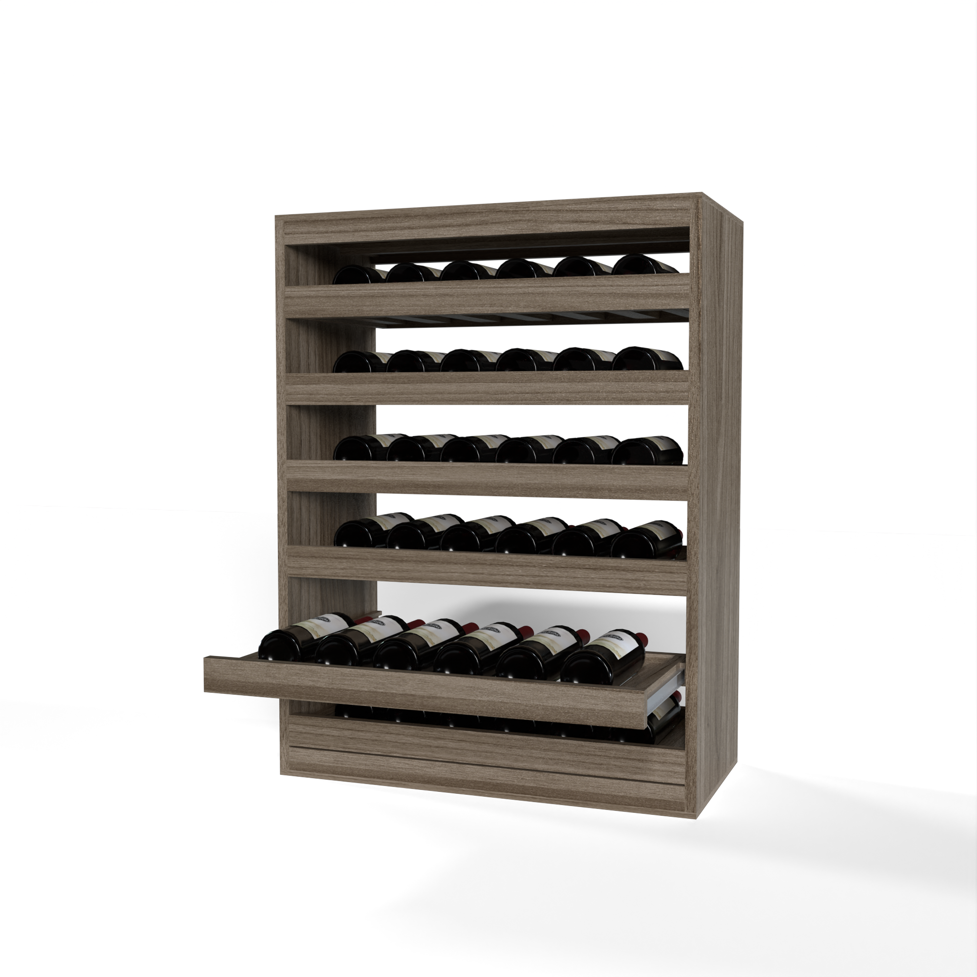 GrandCellar™ - 6 Column Full-Depth Soft-Close Wine Tray - 36
