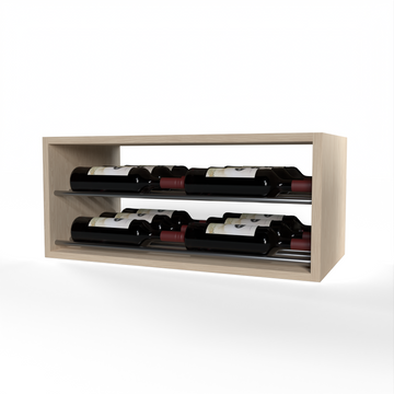 GrandCellar™ - 6 Column Horizontal Label-Forward Wine Display - 12