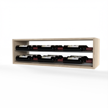 GrandCellar™ - 8 Column Horizontal Label-Forward Wine Display - 12
