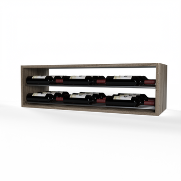 GrandCellar™ - 8 Column Horizontal Label-Forward Wine Display - 12