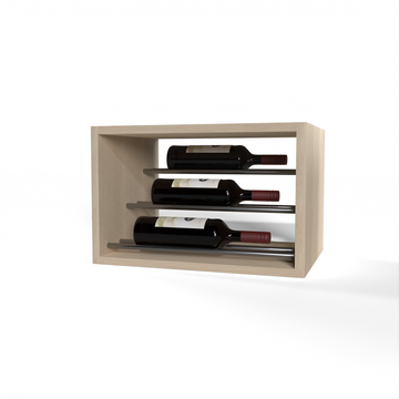 GrandCellar™ - 4 Column Waterfall Label-Forward Wine Display - 12