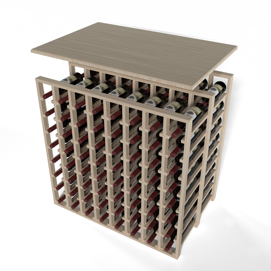 GrandCellar™ - 8 Column Full-Depth Double Deep Solid Top