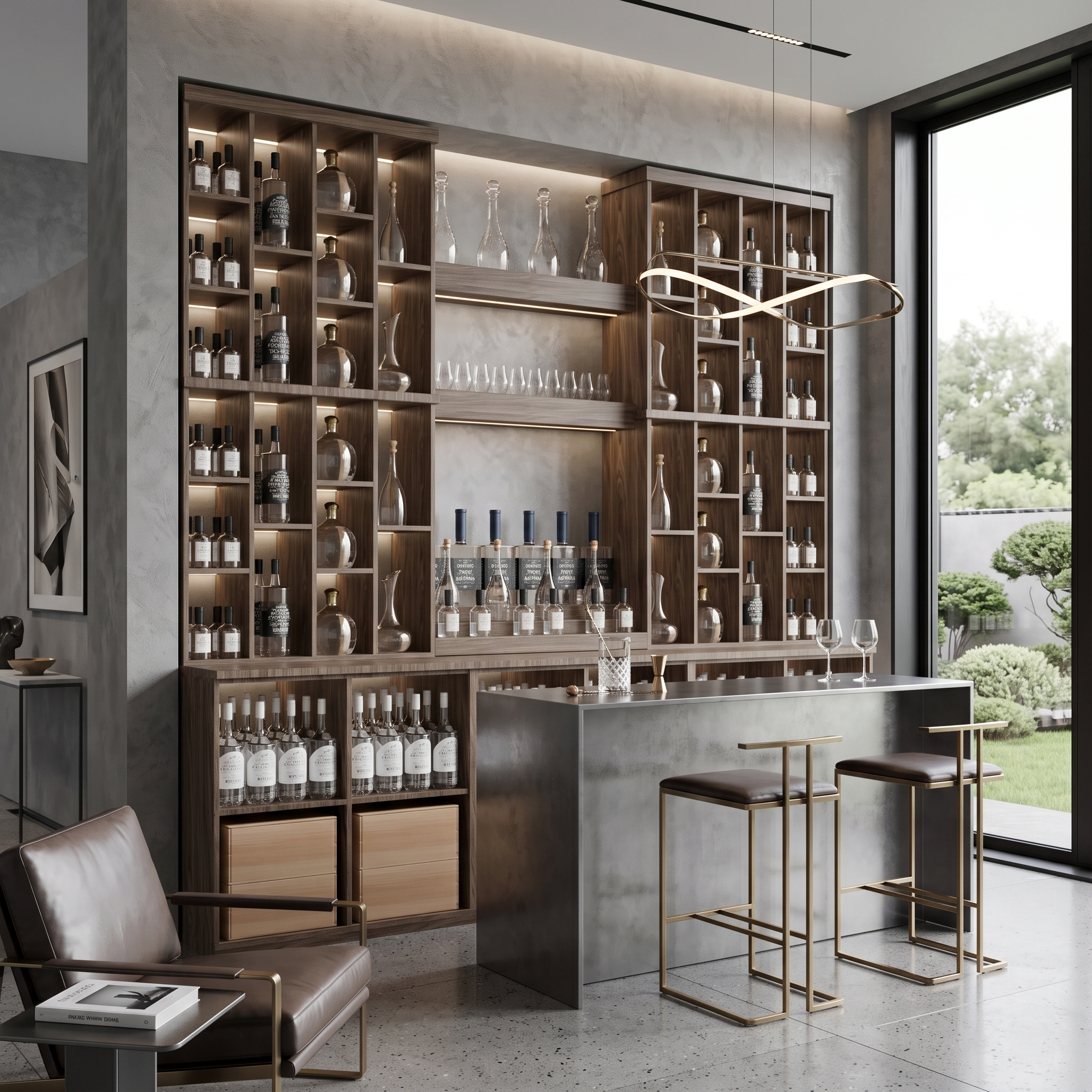 Bar & Beverage The Home Bar Display