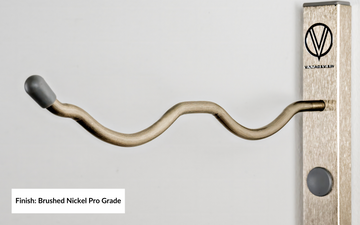 W Series Wine Rack 8 (modern wall mounted metal bottle storage)