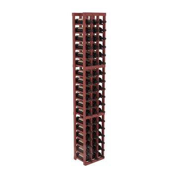 InstaCellar - 3 Column Standard Rack in Pine Cherry stained with Clear Coat