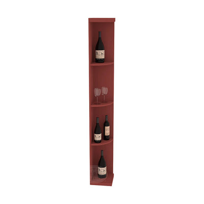InstaCellar - Quarter Round Display in Ponderosa Pine Cherry stained without WineSafe™ Satin Sealant