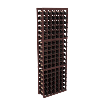 InstaCellar - 6 Column Standard Rack in Grand Mahogany Walnut stained without Clear Coat