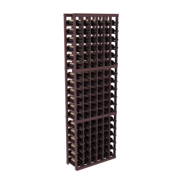InstaCellar - 6 Column Standard Rack in Grand Mahogany Burgundy stained with Clear Coat