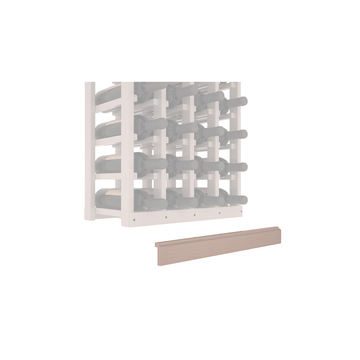 InstaCellar - Base Molding by the foot in Pine Greywash stained with Clear Coat