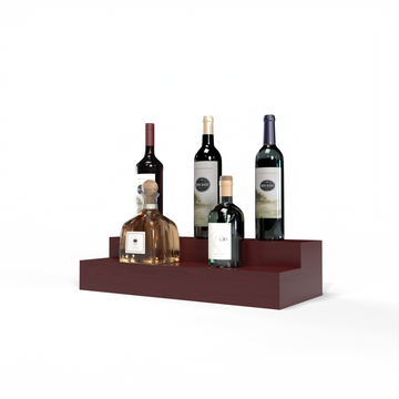 Liquor Riser, 2 Riser 4 Column in Ponderosa Pine Cherry stained with WineSafe™ Satin Sealant