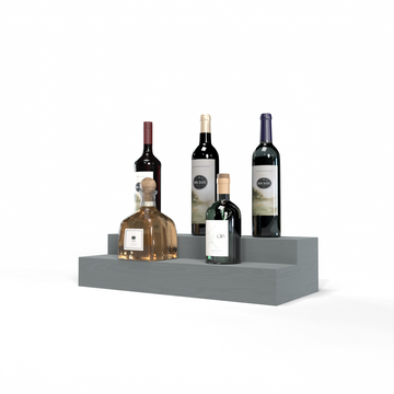 Liquor Riser, 2 Riser 4 Column in Ponderosa Pine Greywash stained without WineSafe™ Satin Sealant