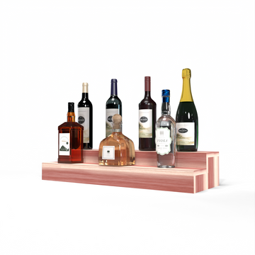 Liquor Riser, 2 Riser 6 Column in Premium Redwood Unstained without WineSafe™ Satin Sealant